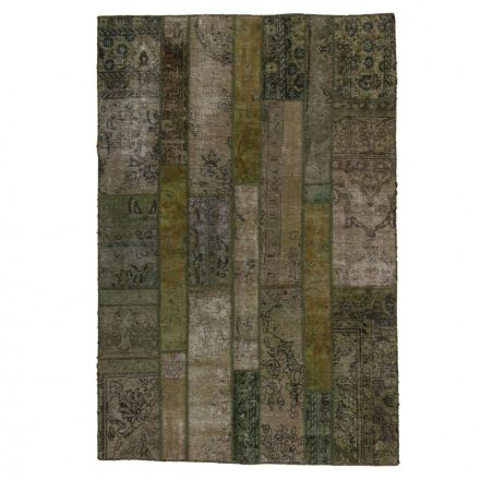 Design carpet green Vintage 164x245 living room carpet