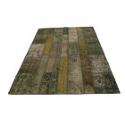 Design carpet green Vintage 164x245 living room carpet