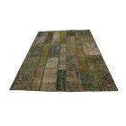 Design carpet green Vintage 164x245 living room carpet
