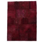 Design rug purple Patchwork 165x222 living room carpet