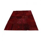Design rug purple Patchwork 165x222 living room carpet