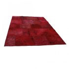Design rug purple Patchwork 165x222 living room carpet