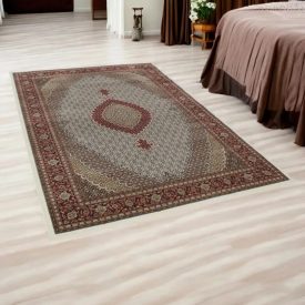 Acrylic rug with Mahi pattern - beige 140x200
