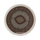 Round Carpet cream 150x150 premium machine-made persian rug