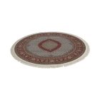 Round Carpet cream 200x200 premium machine-made persian rug