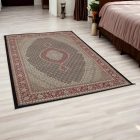 Persian carpet dark MAHI 140x200 luxury rug of acrylic