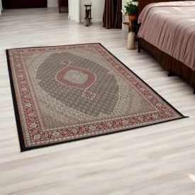 Acrylic Rug with Mahi Pattern - Dark Blue 140x200