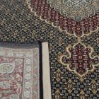 Persian carpet dark MAHI 140x200 luxury rug of acrylic