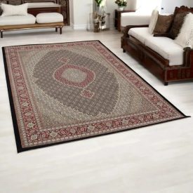 Acrylic rug with Mahi pattern - dark blue 160x230