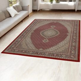 Acrylic rug with Mahi pattern - burgundy 160x230