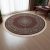 Round Carpet red MAHI 200x200 High quality acrylic Persian rug