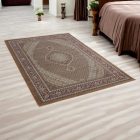 Persian rug brown MAHI 140x200 luxury carpet of acrylic