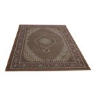 Persian rug brown MAHI 140x200 luxury carpet of acrylic