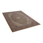 Persian rug brown MAHI 140x200 luxury carpet of acrylic