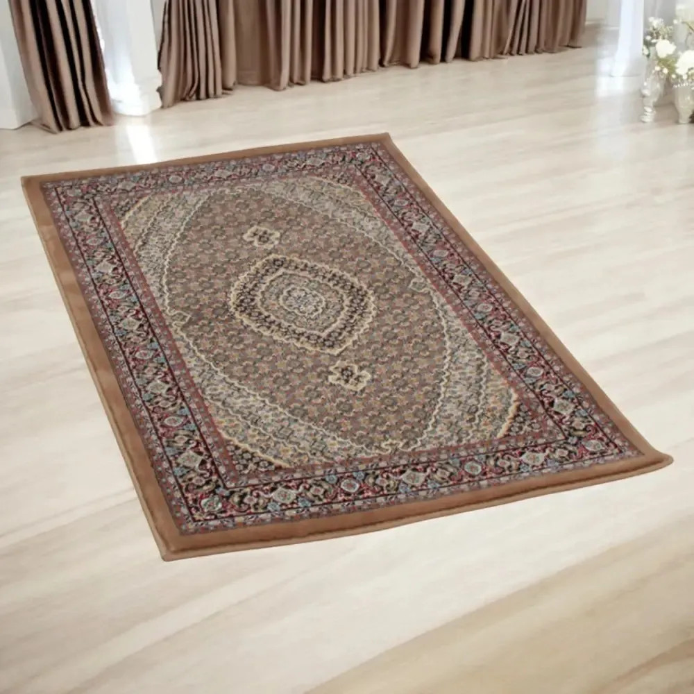 Persian carpet brown 80x120 premium machine-made persian rug