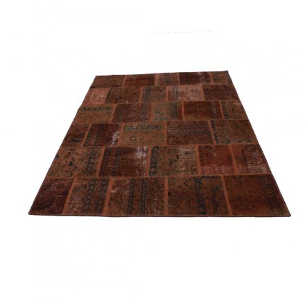 Design carpet brown Patchwork 170x235 living room carpet