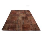 Design carpet brown Patchwork 170x235 living room carpet