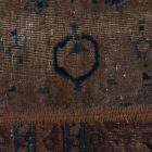 Design carpet brown Patchwork 170x235 living room carpet