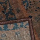 Design carpet brown Patchwork 170x235 living room carpet