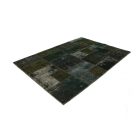 Design carpet green Patchwork 168x239 living room carpet