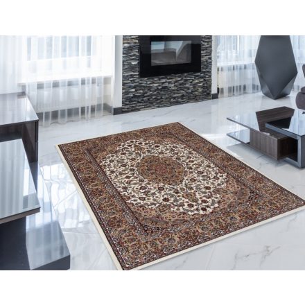 Persian carpet cream MEDALION 140x200 quality acrylic carpet