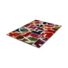 Design carpet multicolour Patchwork 100x145 living room carpet