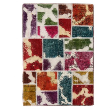 Design carpet multicolour Patchwork 100x145 living room carpet