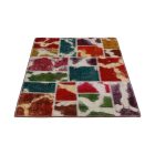 Design carpet multicolour Patchwork 100x145 living room carpet