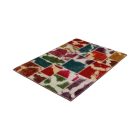 Design carpet multicolour Patchwork 100x145 living room carpet