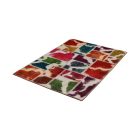 Design carpet multicolour Patchwork 100x145 living room carpet