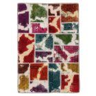 Design carpet multicolour Patchwork 100x145 living room carpet
