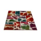 Design carpet multicolour Patchwork 100x145 living room carpet
