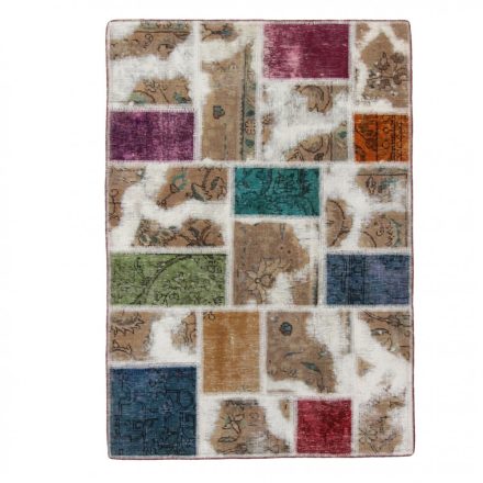 Design carpet multicolour Patchwork 100x145 living room carpet