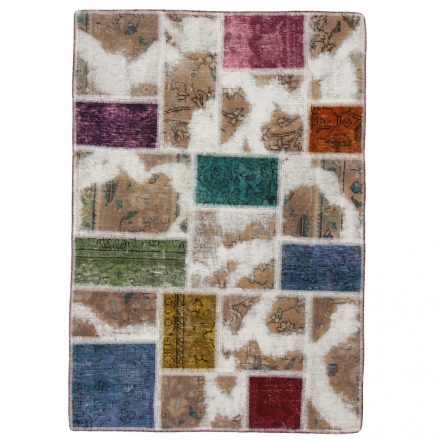 Design carpet multicolour Patchwork 100x145 living room carpet