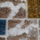 Design carpet multicolour Patchwork 100x145 living room carpet