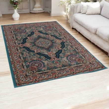 Persian rug blue TABRIZ 160x230 luxury living room carpet of acrylic