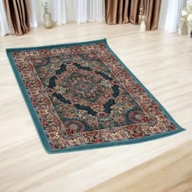 Persian carpet blue 80x120 premium machine-made persian rug