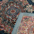 Persian carpet blue 80x120 premium machine-made persian rug