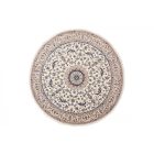 Round rug Nain 223x230 Persian handmade carpet for the hallway