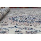 Round rug Nain 223x230 Persian handmade carpet for the hallway