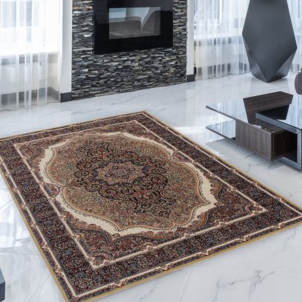 Persian carpet brown 140x200 premium machine-made persian rug
