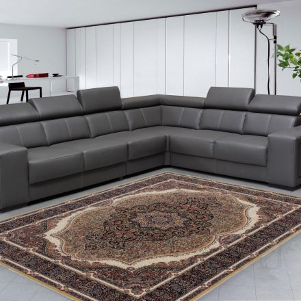Persian carpet brown 160x230 premium machine-made persian rug