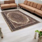 Persian carpet brown KERMAN 200x300 quality living room rug of acrylic