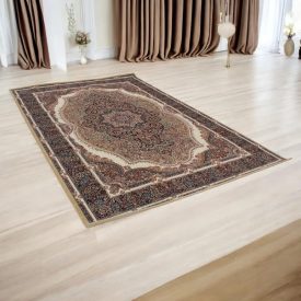 Persian carpet brown 80x120 premium machine-made persian rug