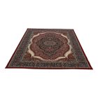 Persian carpet red MEDALION 140x200 luxury carpet of acrylic