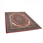 Persian carpet red MEDALION 140x200 luxury carpet of acrylic