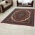 Persian rug red MEDALION 160x230 exclusive living room carpet of acrylic