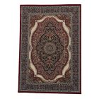 Persian rug red MEDALION 160x230 exclusive living room carpet of acrylic