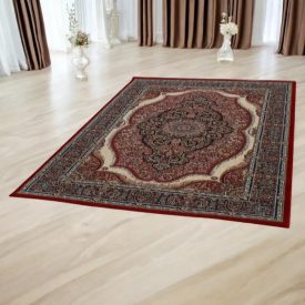 Persian carpet red 80x120 premium machine-made persian rug