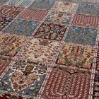Persian carpet cream KHESHTI 140x200 luxury rug of acrylic